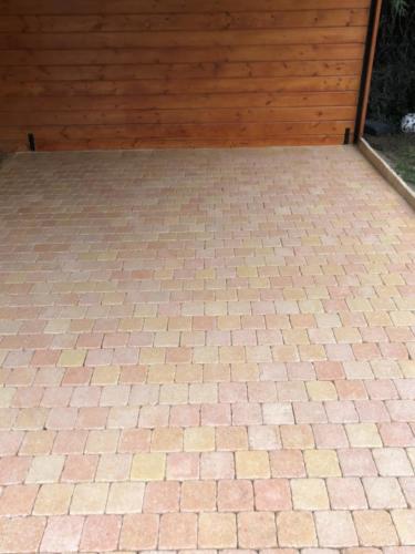 paves rose et beige 